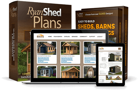 Ryan Shed Plans Complete Shed Package